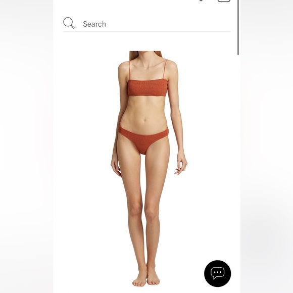 totême 🔥brand new  SMOCKED  BIKINI BOTTOMS
BURNT ORANGE - Picture 6 of 6